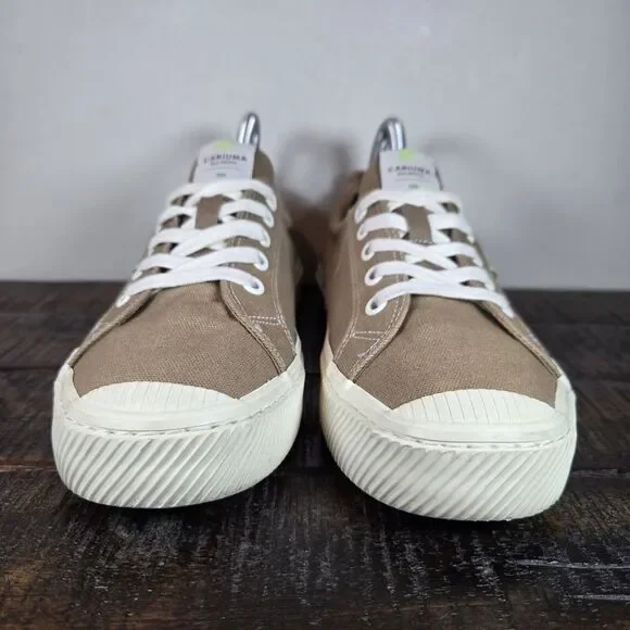 Cariuma Tan Canvas Sneakers - Picture 3 of 11